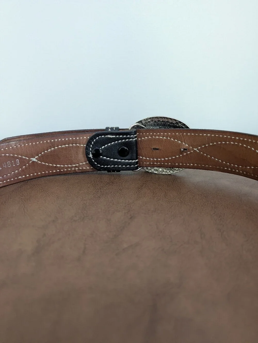 Indian Chief Herford Leather embroidered western belt